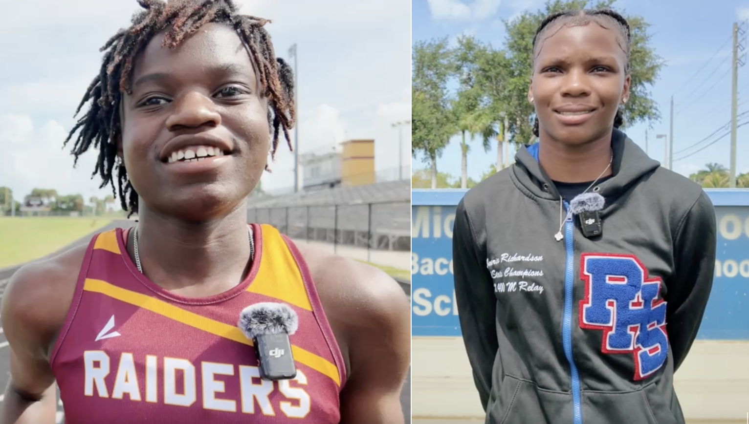 E'tesia Forbes of Glade Central Community High School Jamaria Richardson Pahokee High School May 2026.png