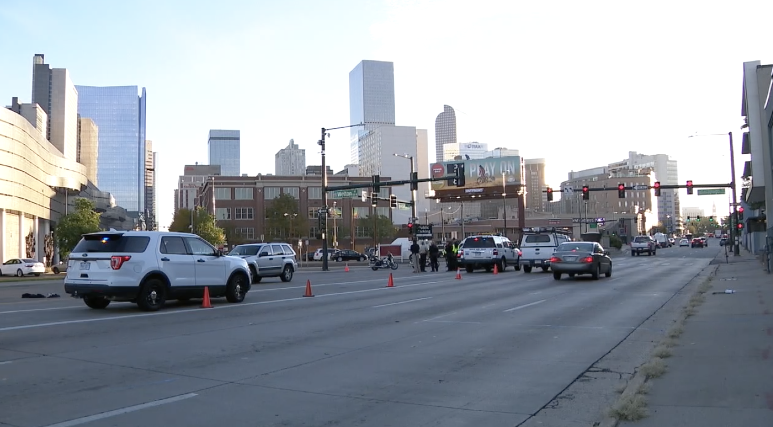 Ped vs car Oct 8 2021 in Denver