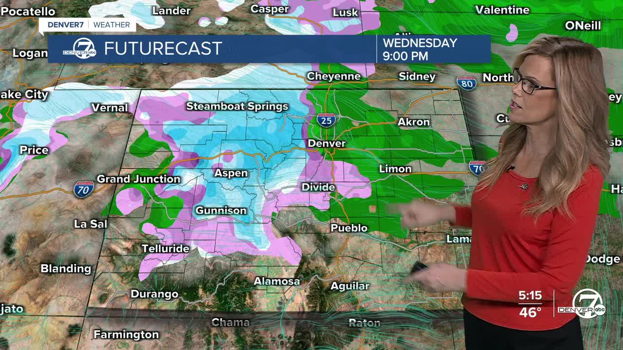 Futurecast this week rain & snow