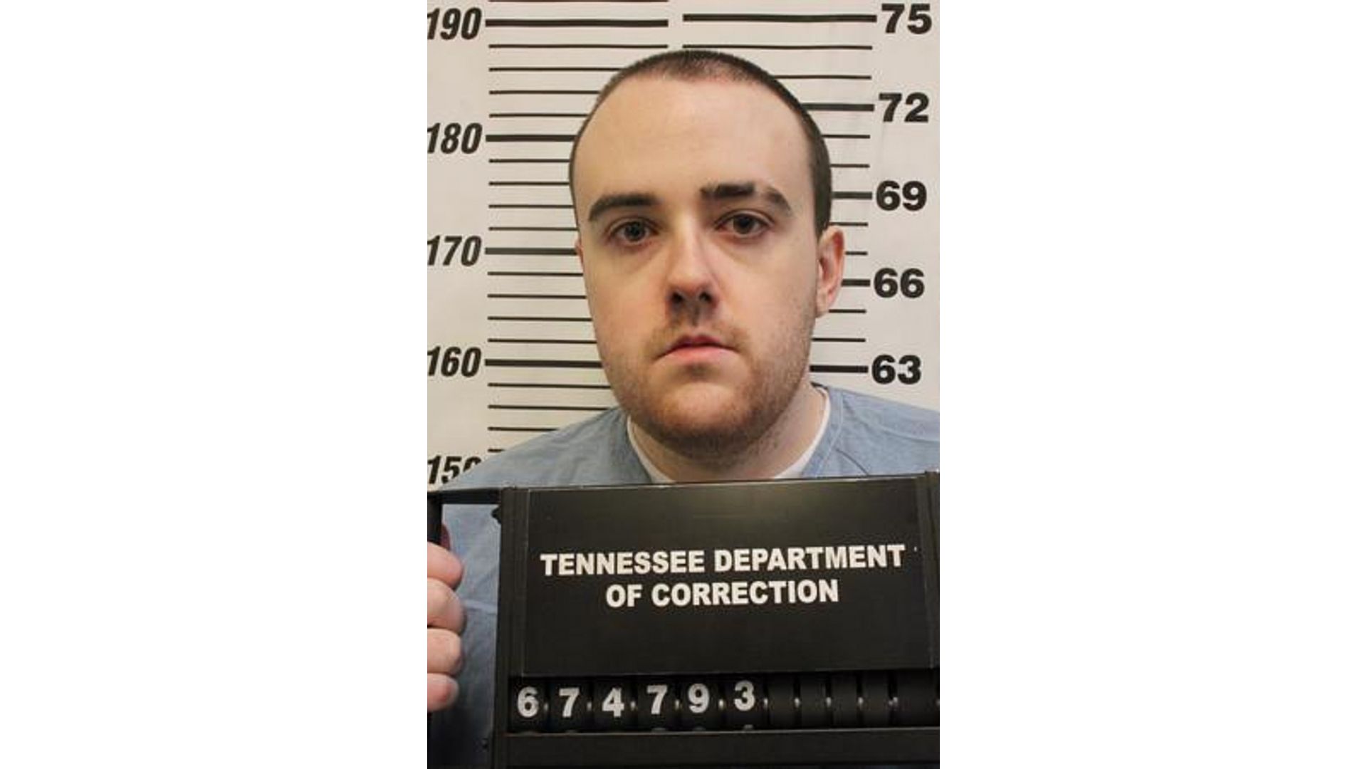 This booking photo released by the Tennessee Department of Corrections on July 24, 2025, shows Jacob Morley.