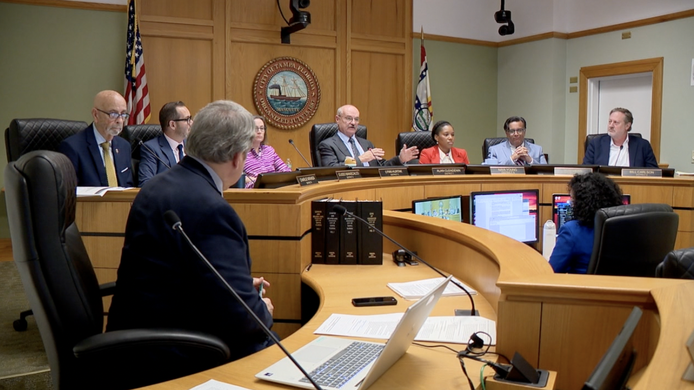 Tampa City Council Members discuss the SoHo Flood Relief Project