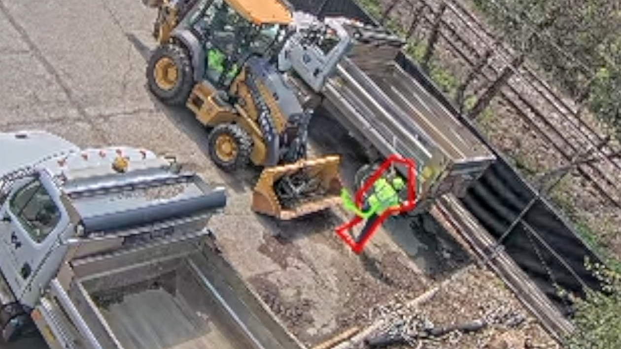 Surveillance video from May 2025 showed a Greater Cincinnati Water Works employee loading lead pipes into a dump truck before he scrapped them. 