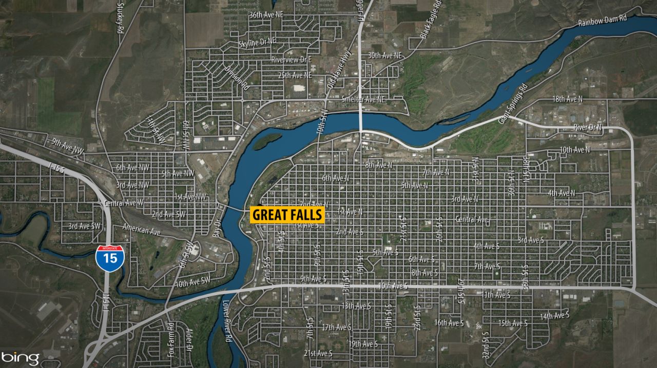 GREAT FALLS MAP