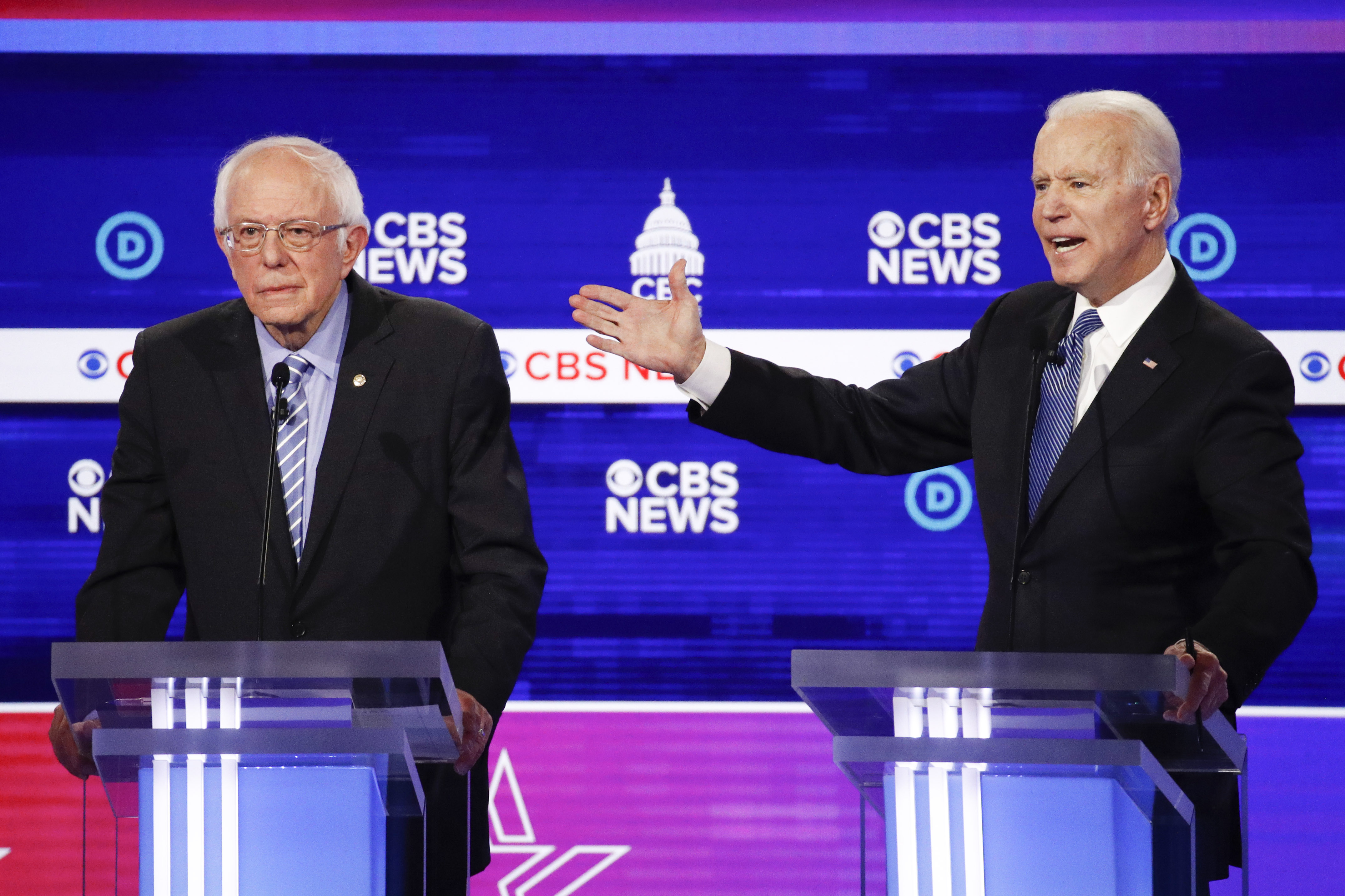 Bernie Sanders, Joe Biden
