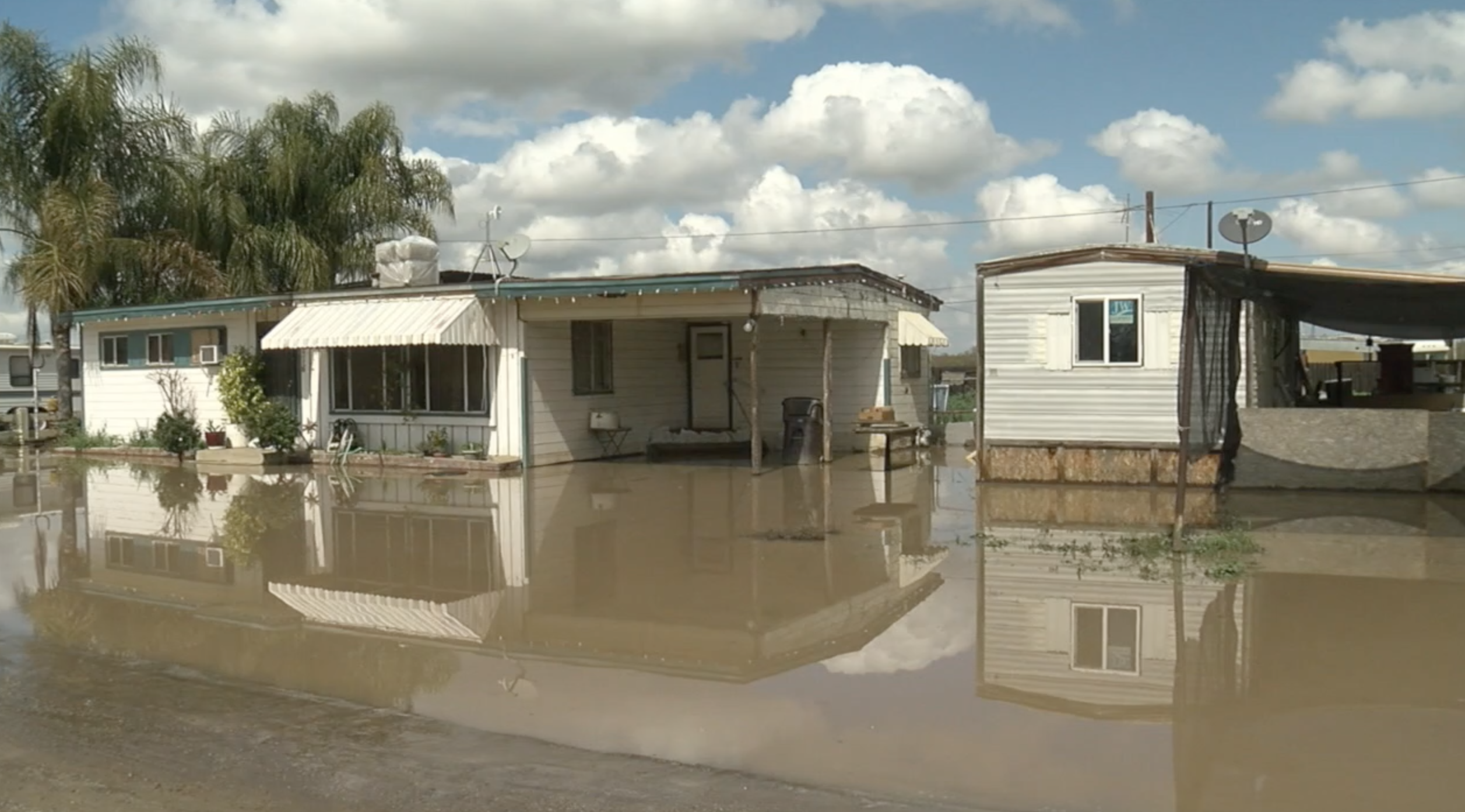 damaged homes in rural area