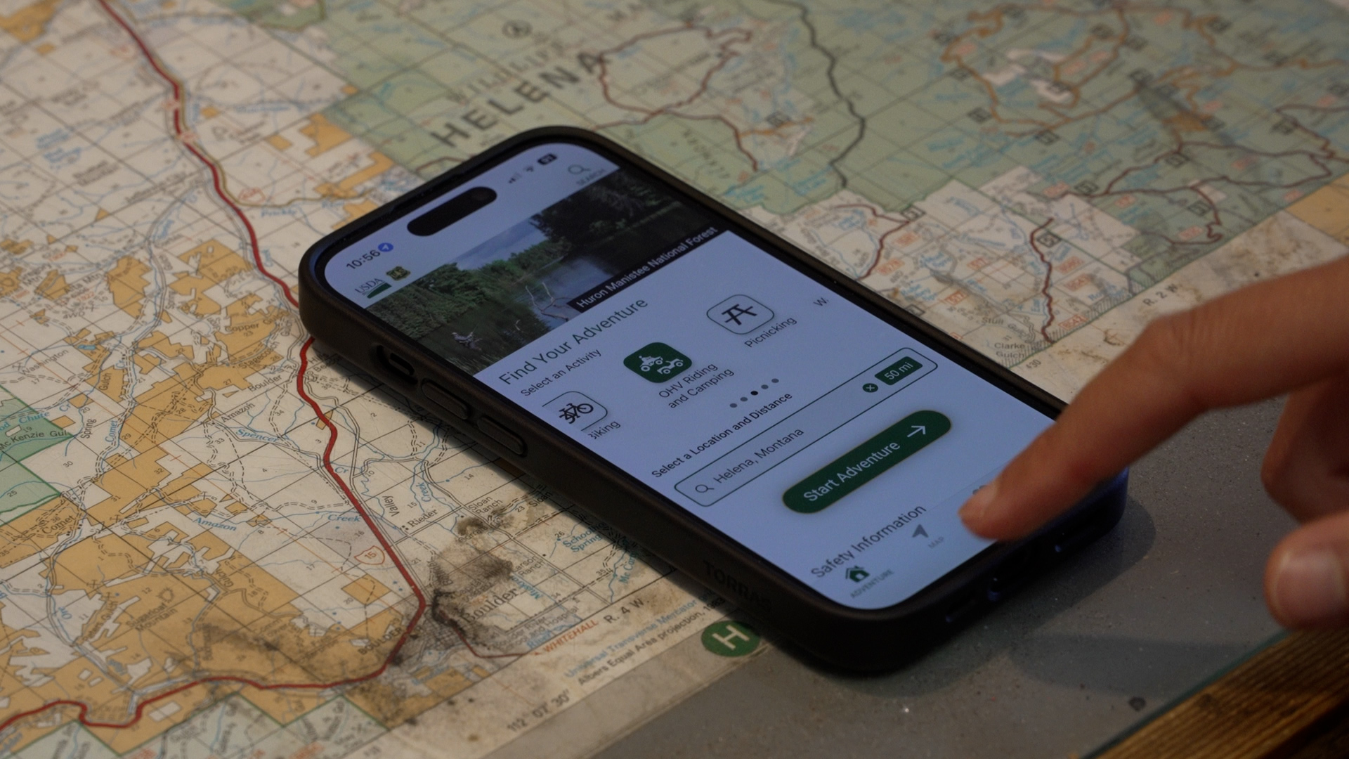 New forest service app