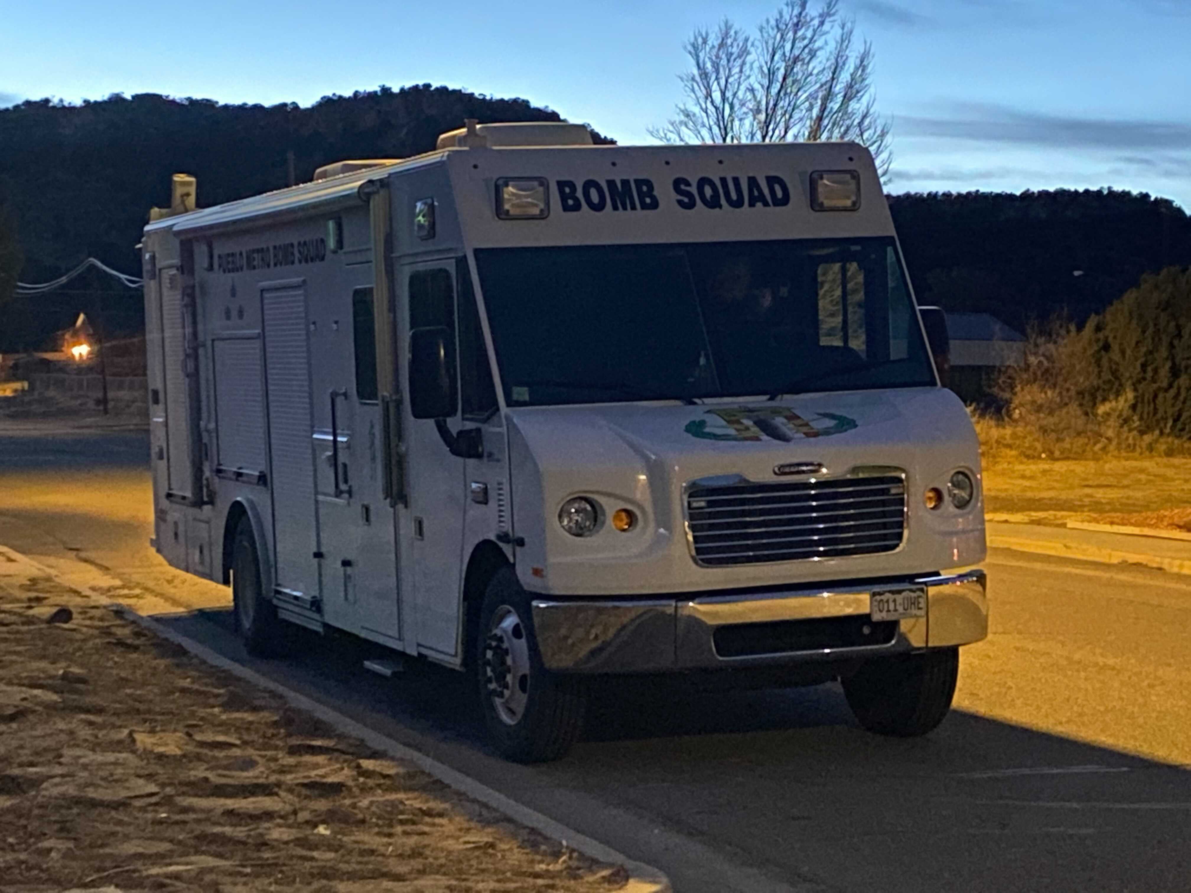 Pueblo Police Bomb Squad vehicle in Trinidad