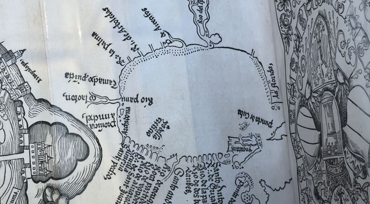 first printed map of Florida