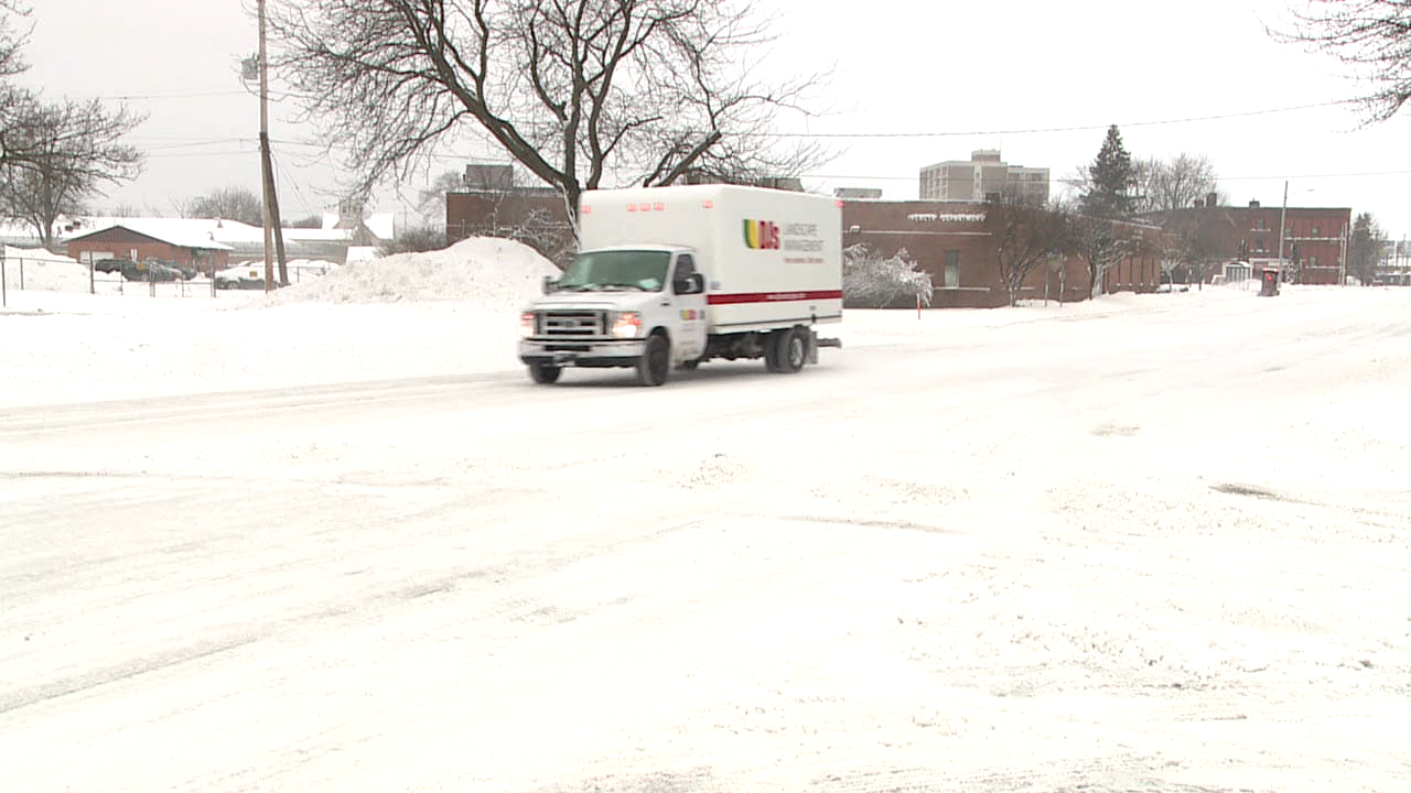 Winter Weather makes roads slick in Muskegon