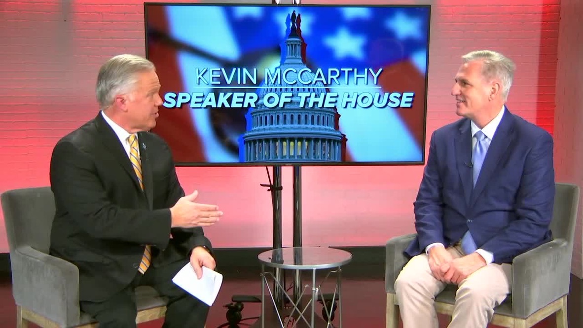 Mike Hart with House Speaker Kevin McCarthy