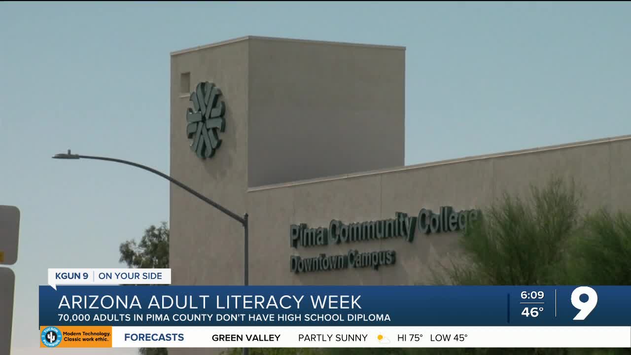 Right now, it’s Arizona Adult Literacy week, a time to bring awareness to the need of higher learning for those without a high school diploma.