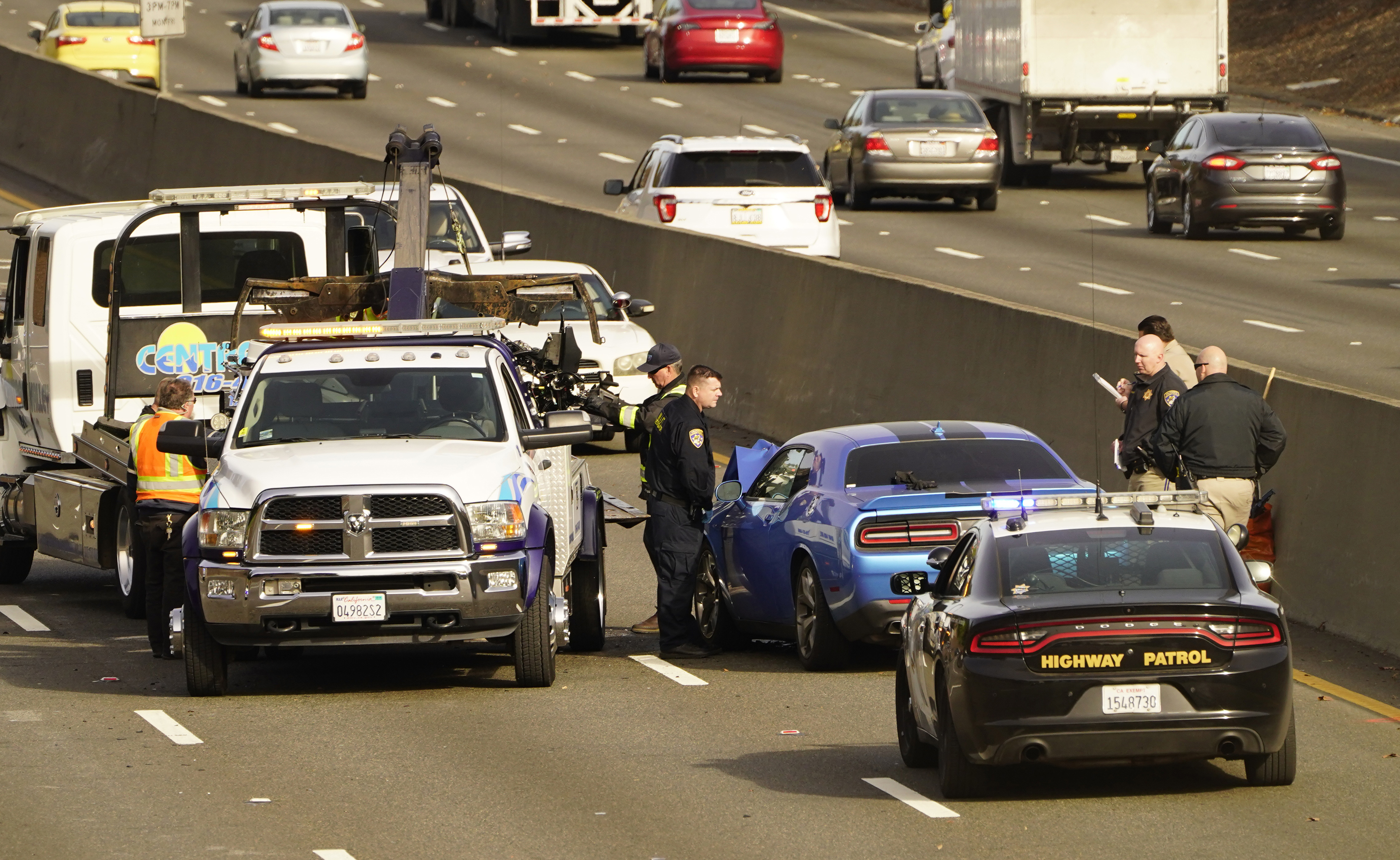 Wrong-Way Driver-Officer Killed