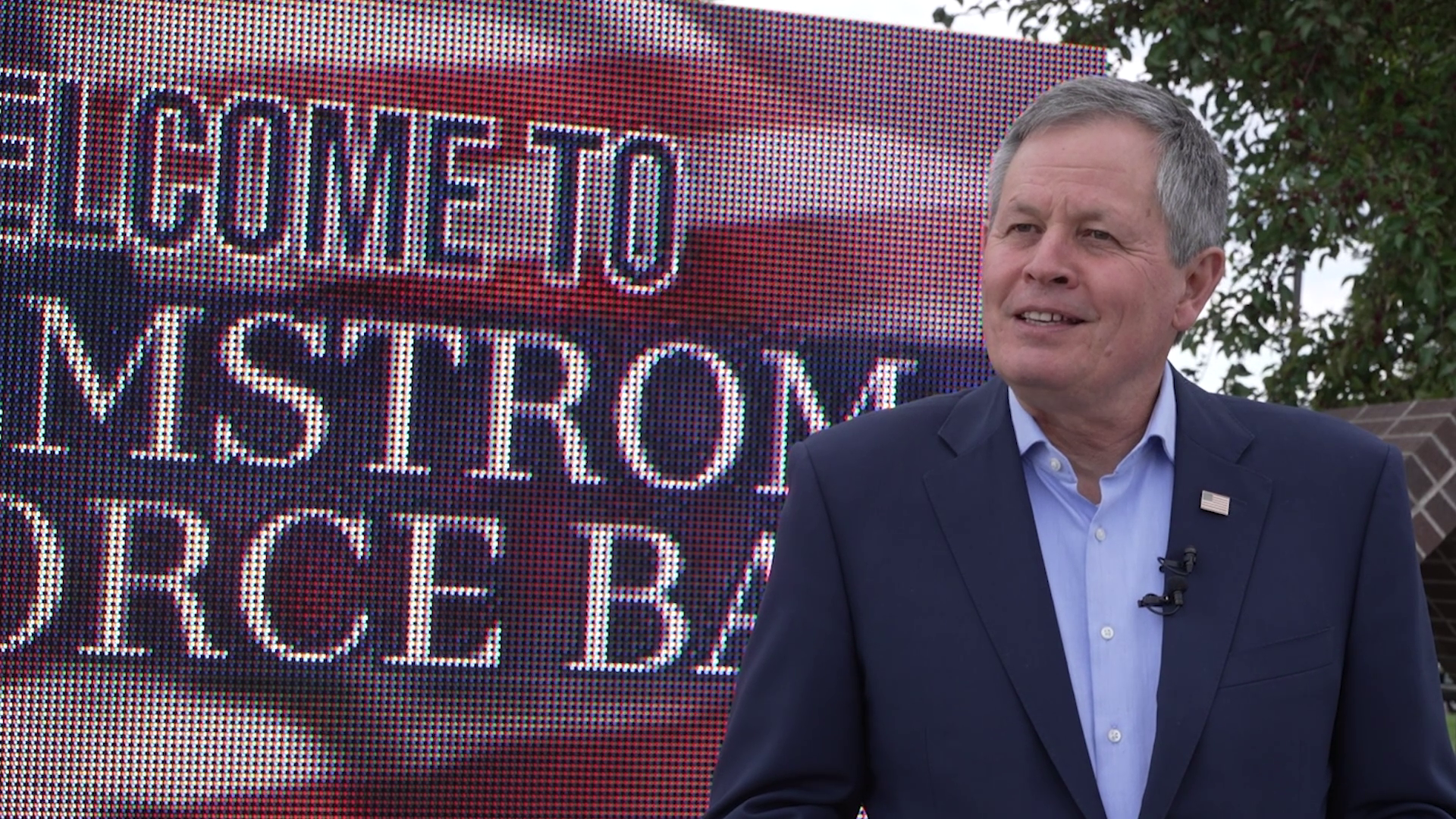 Steve Daines at Malmstrom Air Force Base