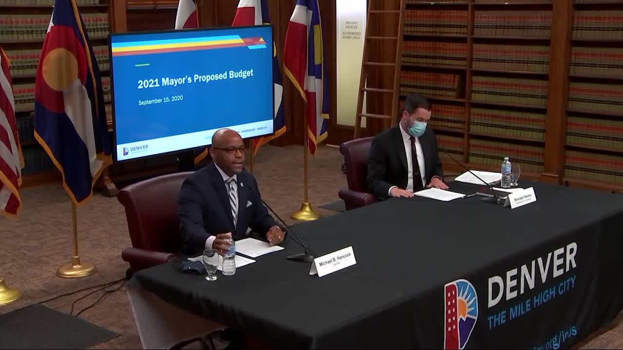 denver 2021 budget proposal michael hancock brendan hanlon
