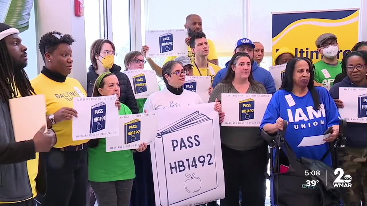 Maryland bill would lift ban on teacher strikes 