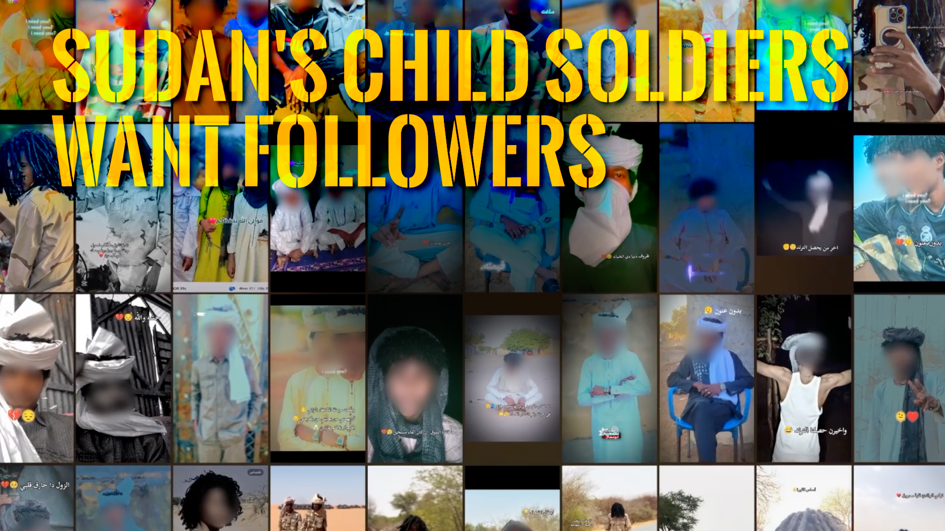 Child soldiers graphic