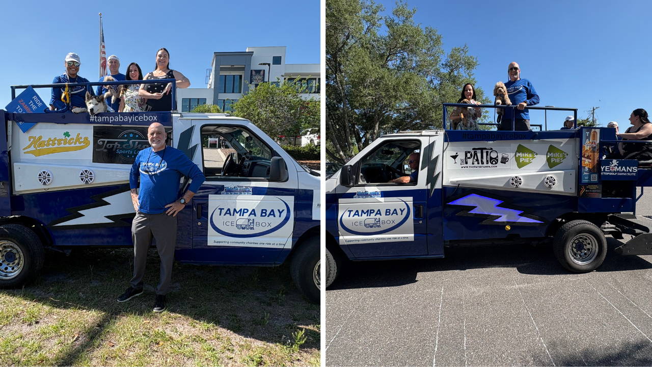 Tampa Bay Ice Box delivers rides for fans and money to charities