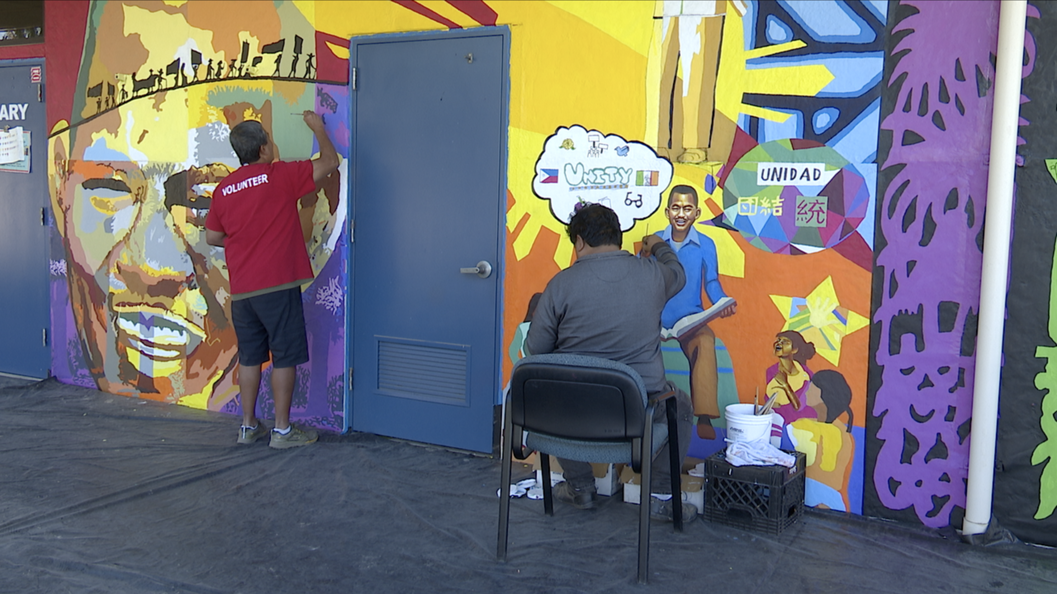 Larry Itliong Mural October 14, 2021