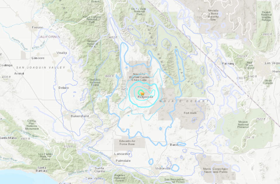 Ridgecrest Earthquake, July 14, 2022