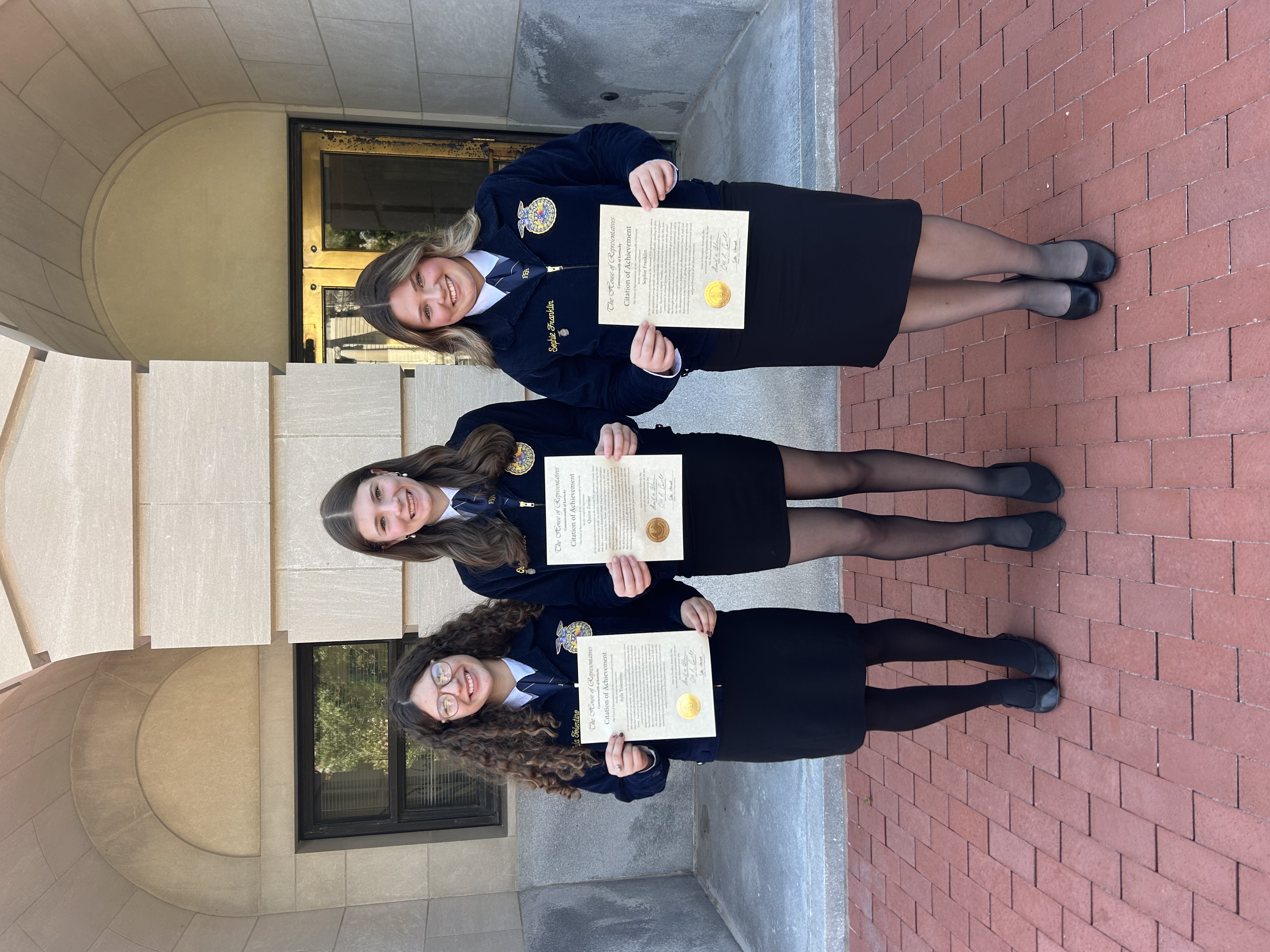 Bondurant Middle School FFA national finalists honored