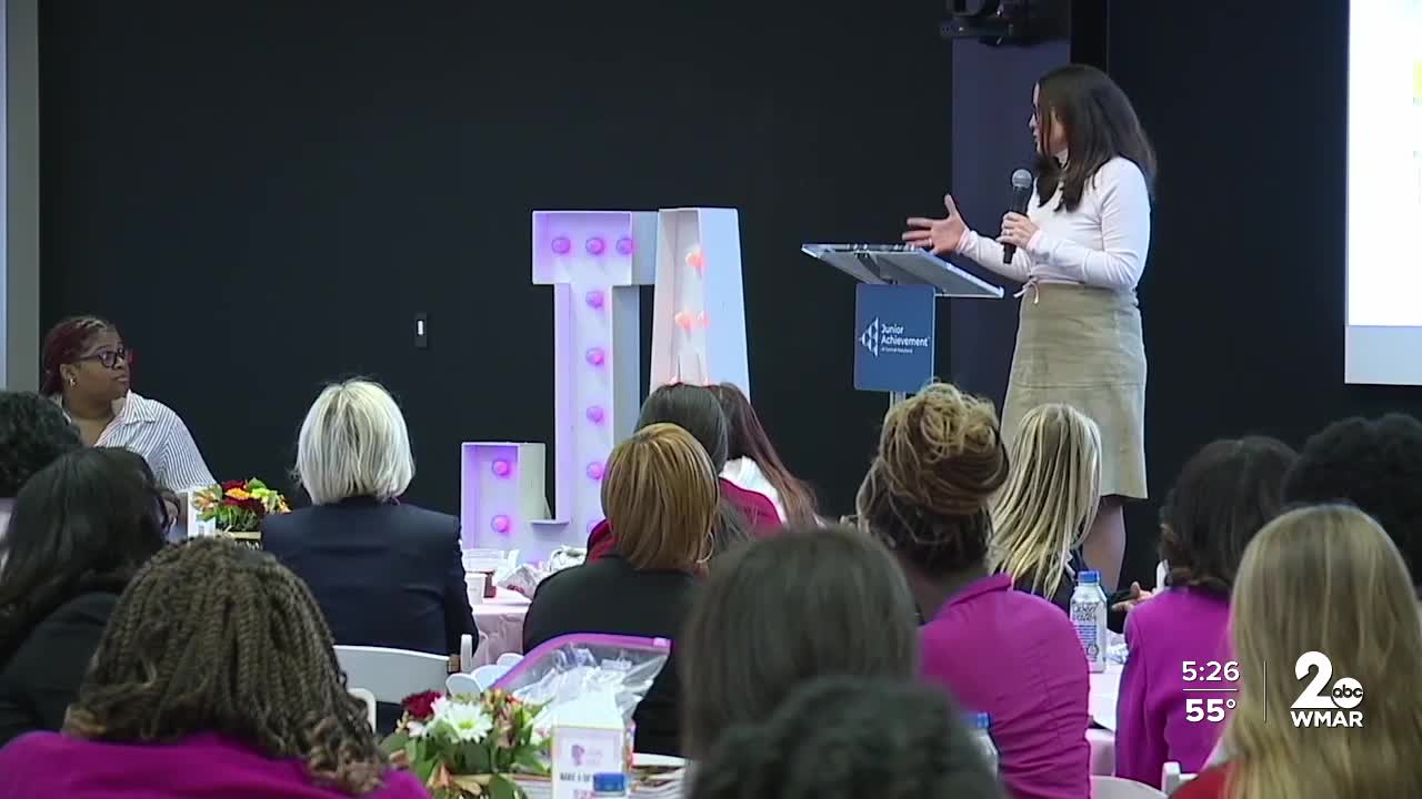 High school girls connect with business mentors at Towson Leading Ladies event
