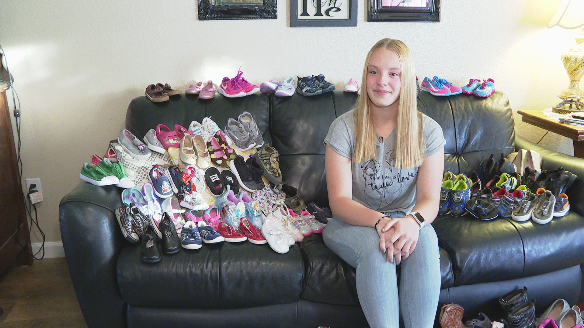 Madison's Mission: Pueblo West teen donates thousands of shoes to community