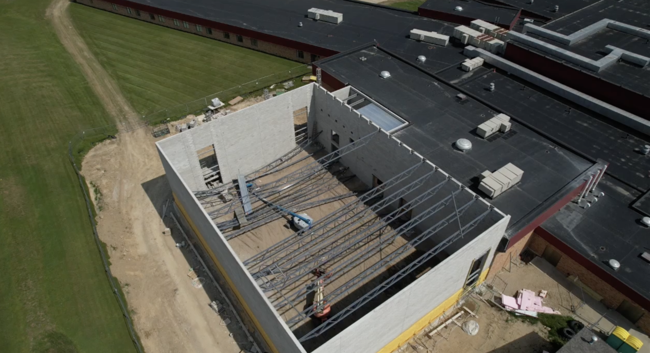 Potterville High School construction