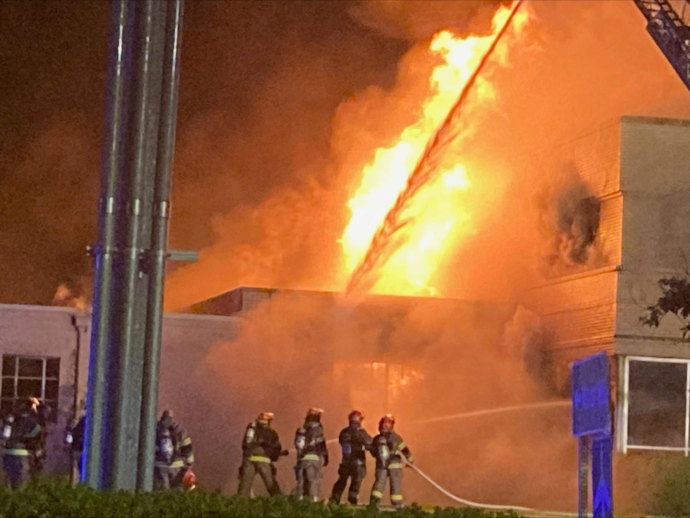 coca cola fire