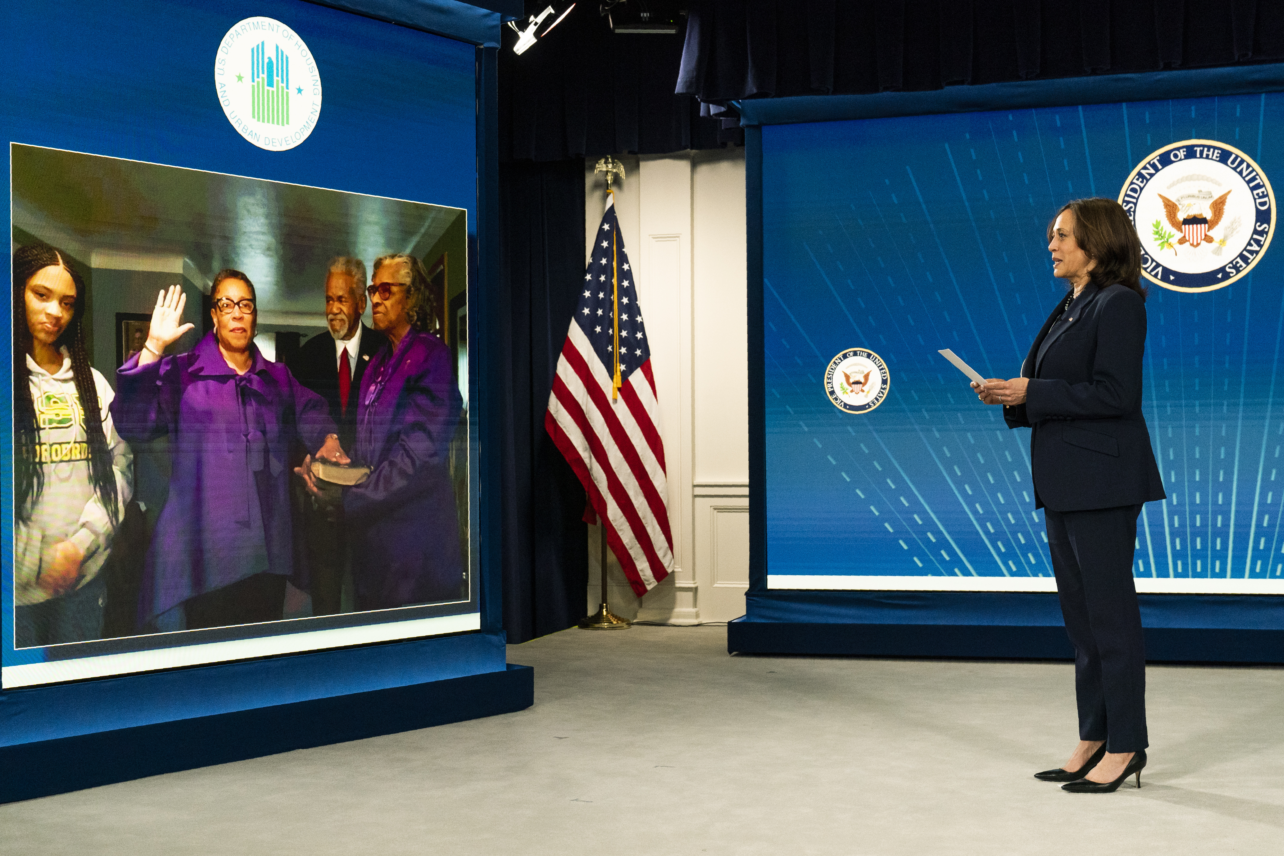 Kamala Harris, Marcia Fudge