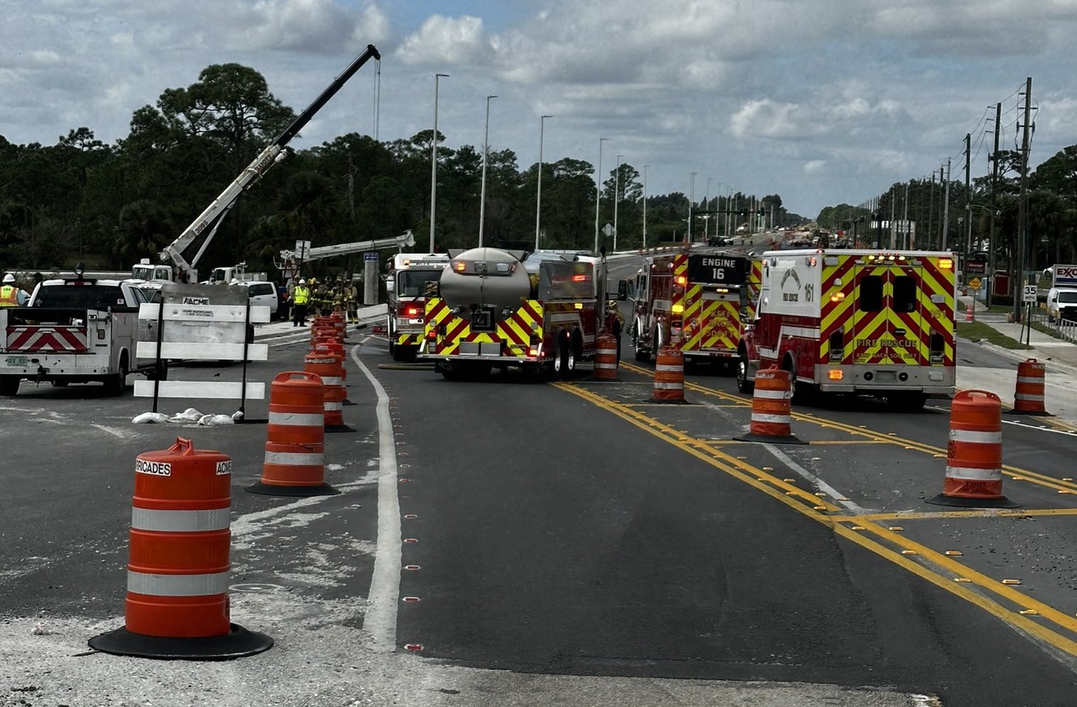 gas leak in Palm City 01052024