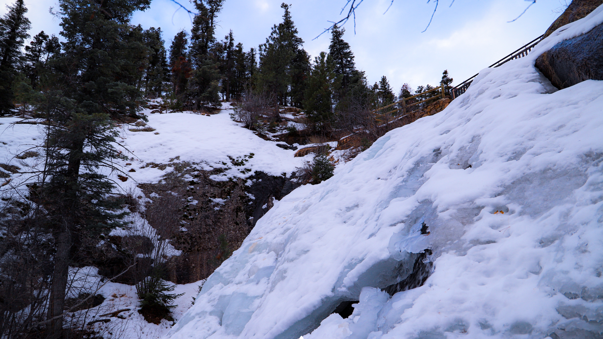 Frozen Helen Hunt Falls