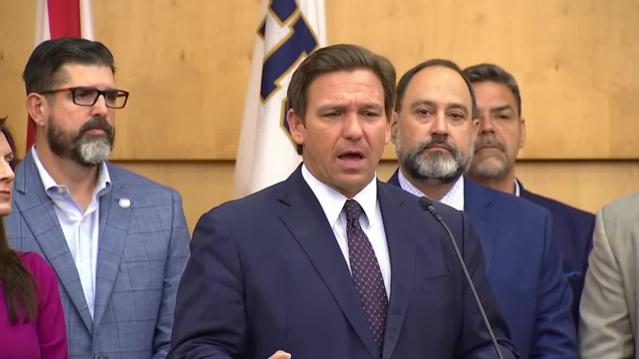 Gov. Ron DeSantis holds a news conference at Florida International University in Miami on May 24, 2021.jpg