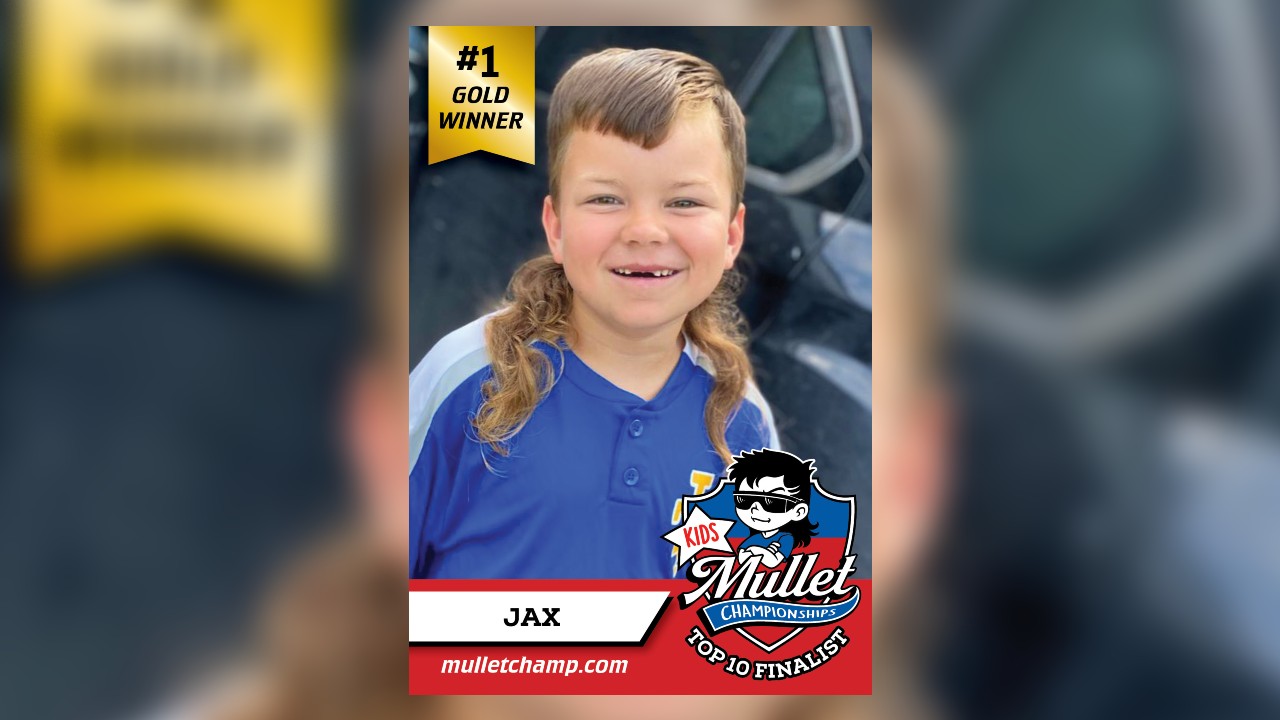 8-year-old from Texas wins first in kids category for best mullet in U.S.