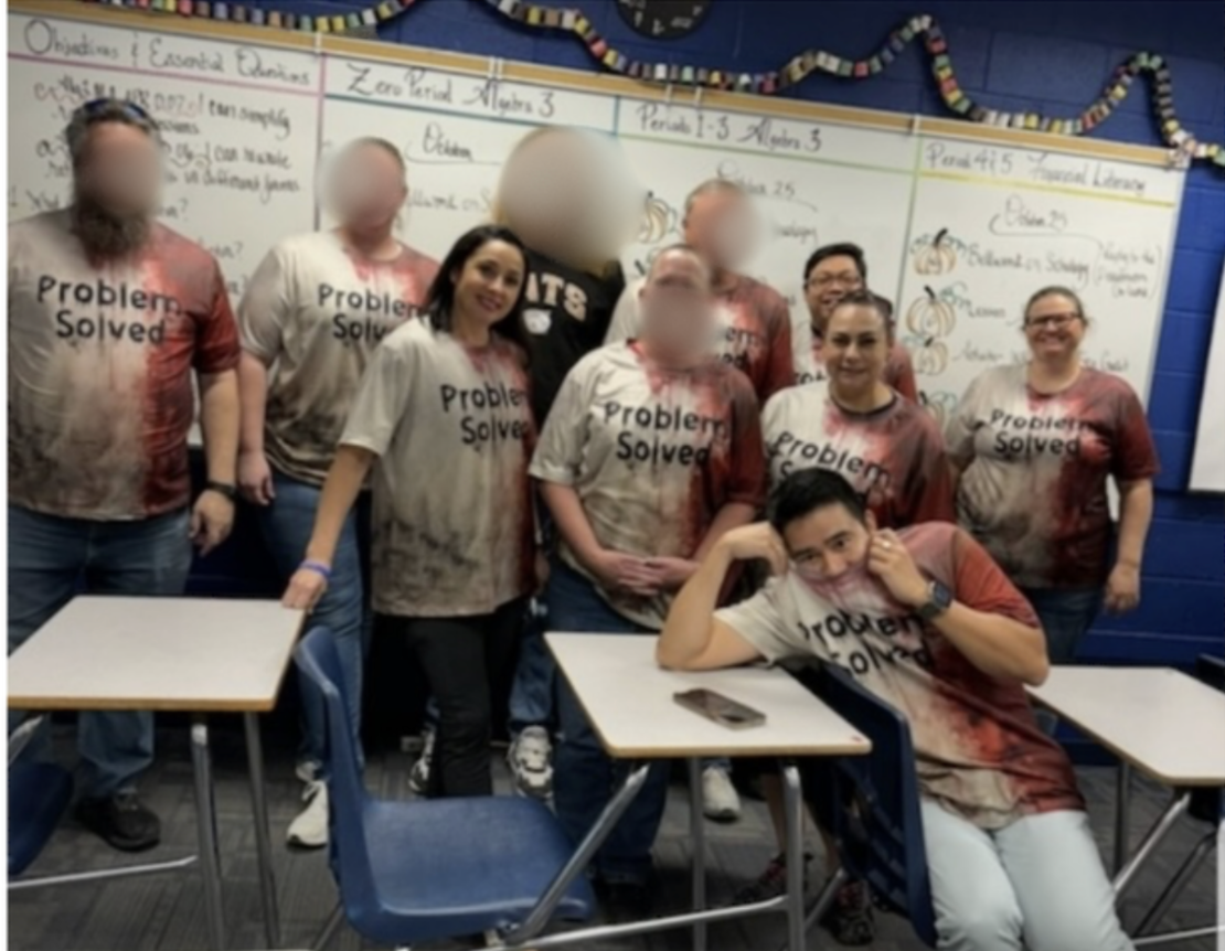 Vail School District responds to viral photo of Cienega High School teachers’ Halloween shirts
