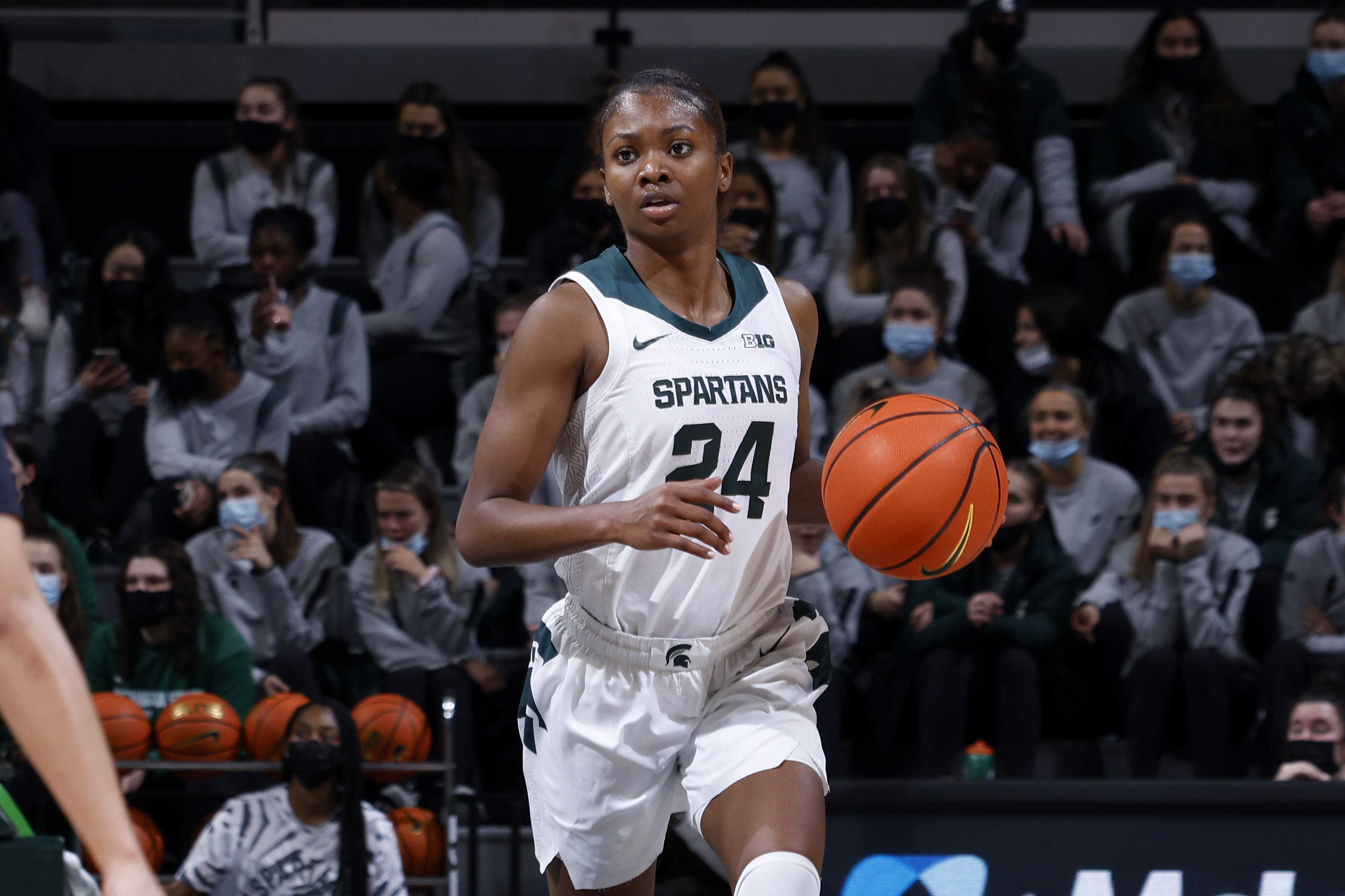 FILE Nia Clouden Maryland Michigan St Basketball