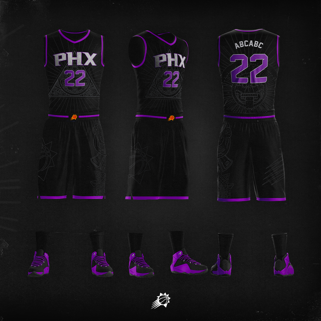 Phoenix Suns Aztec Uniform Concept Design
