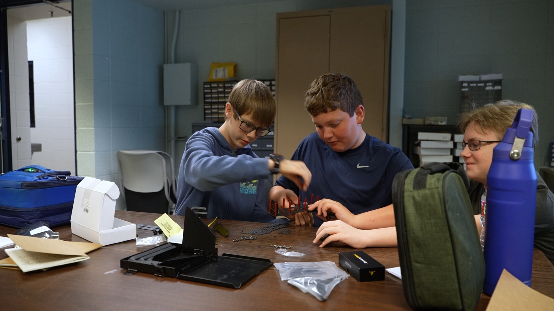 Students at drone camp