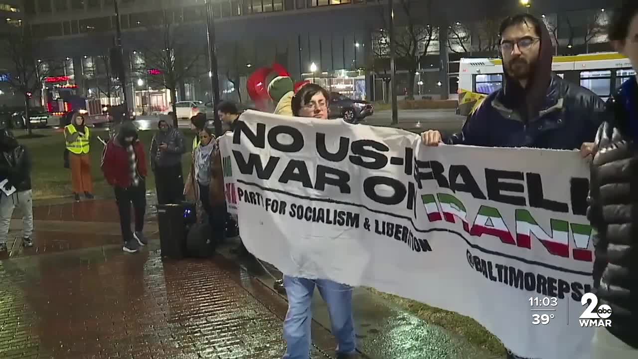 Baltimore protesters speak out against US role in Middle East conflict