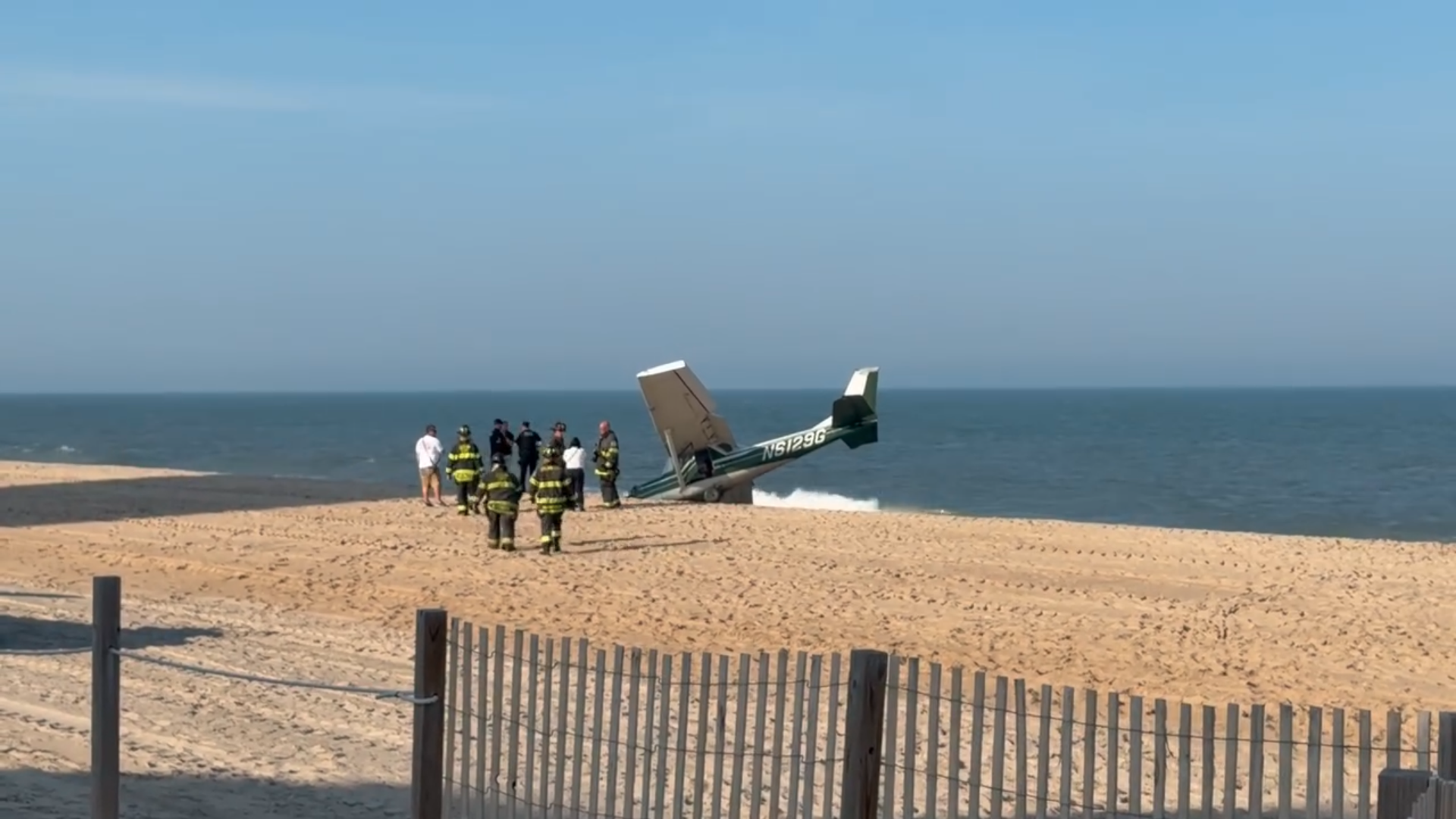 Cessna makes emergency landing on Ocean City beach Monday