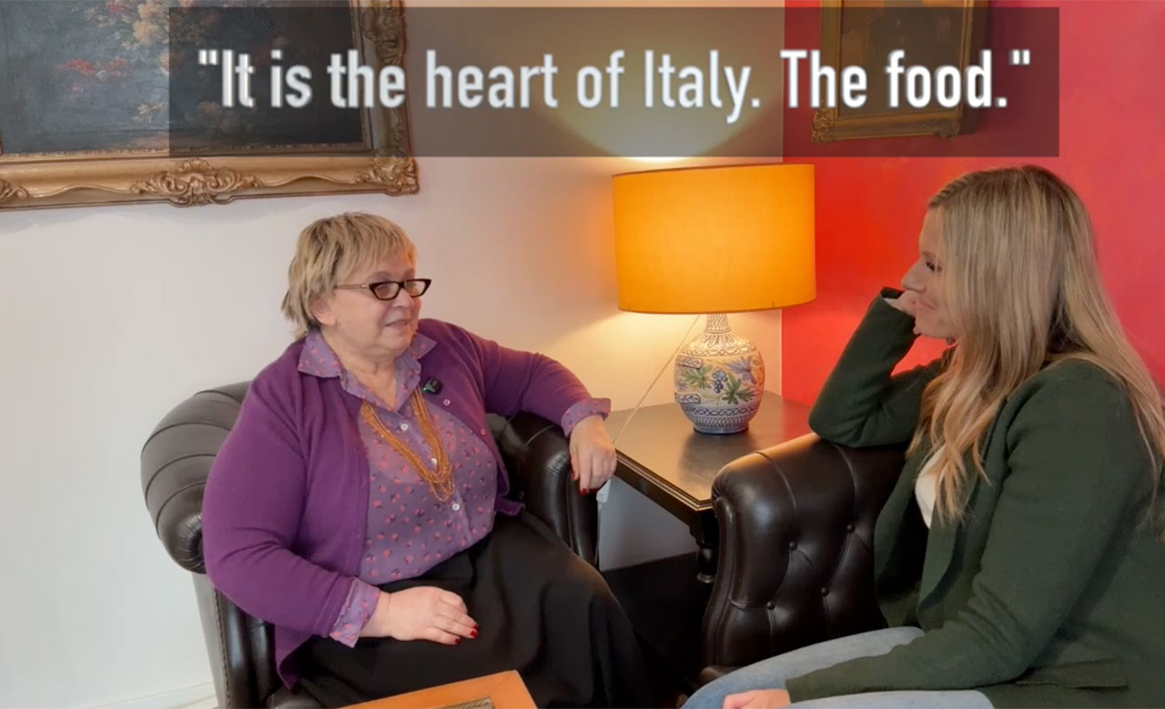 Bruna Evangelisti speaks to WPTV anchor Meghan McRoberts about the art of Italian food.