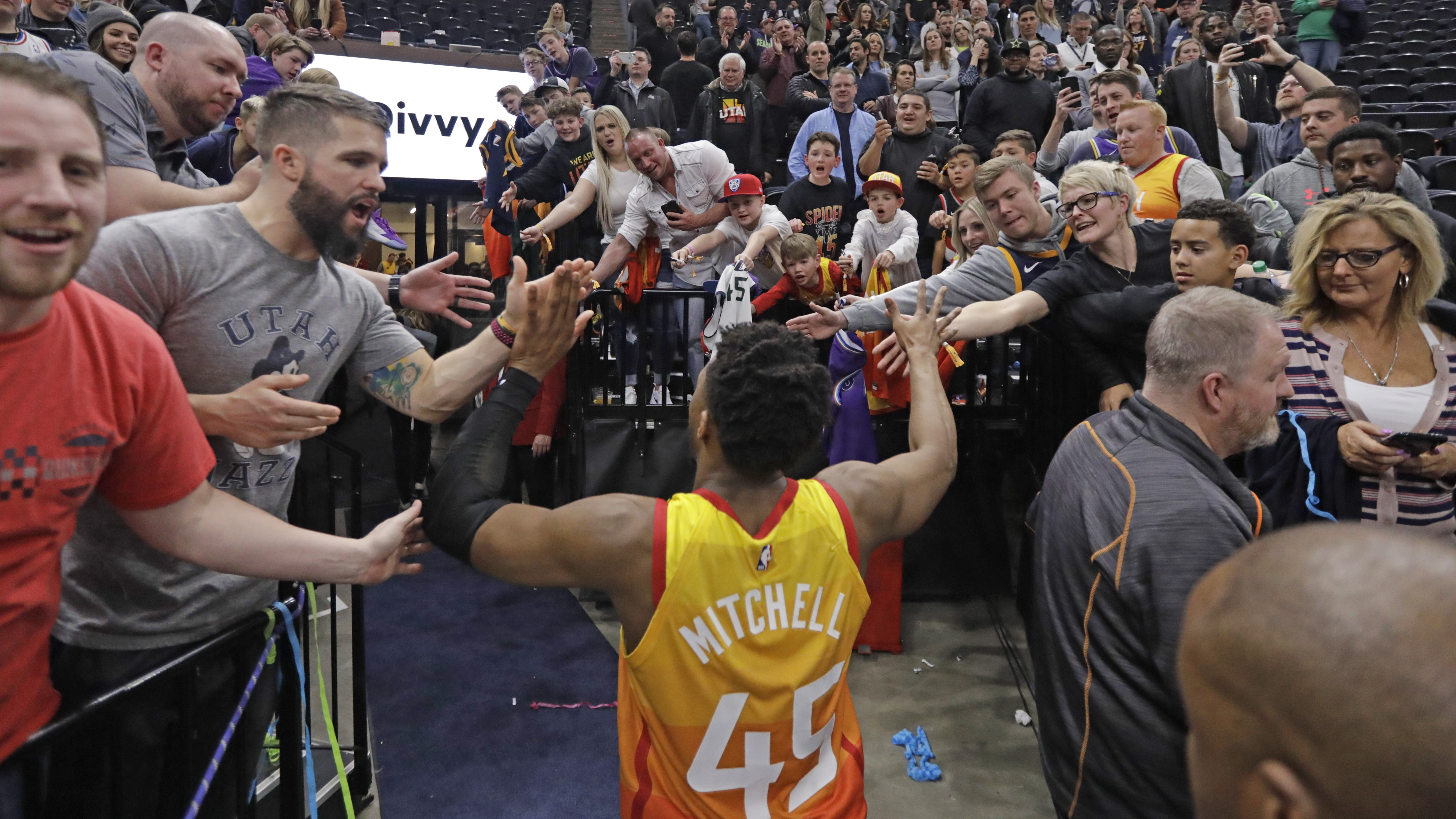 Donovan Mitchell Jazz fans