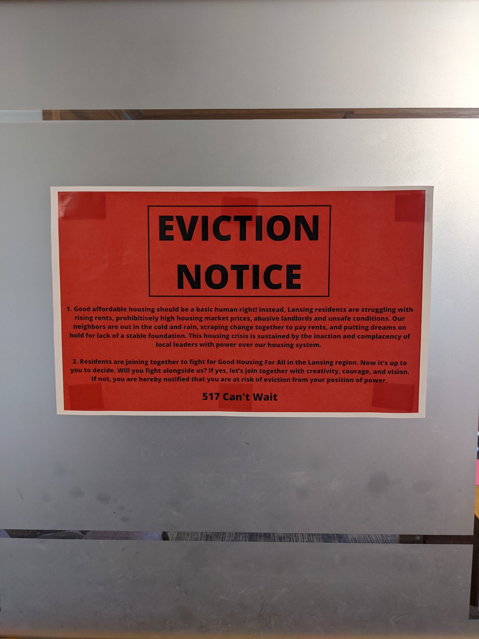 A Lansing community group wants to bring attention to the lack of affordable housing in the city. 
