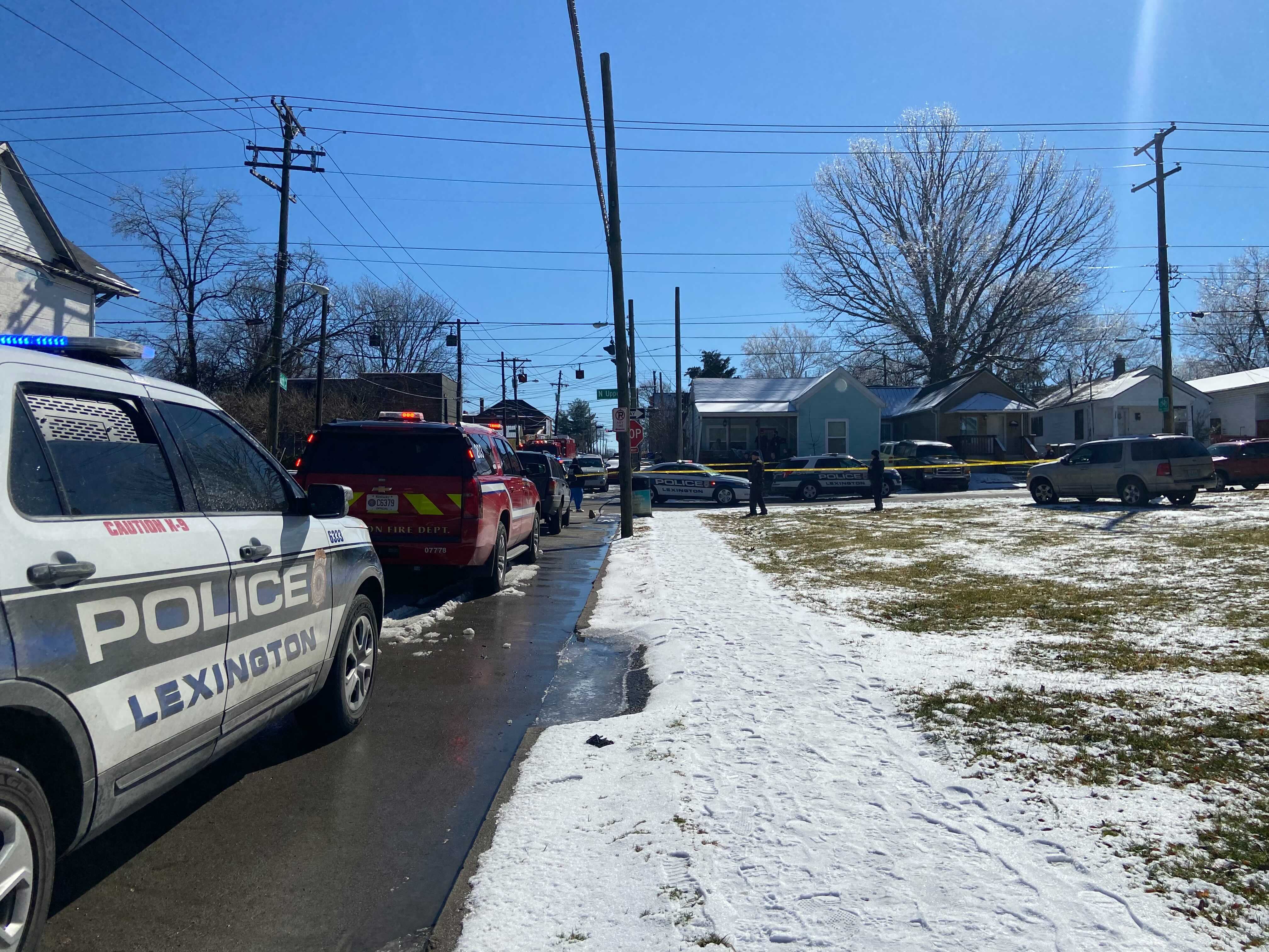 Large police presence at N. Upper and 6th Street 