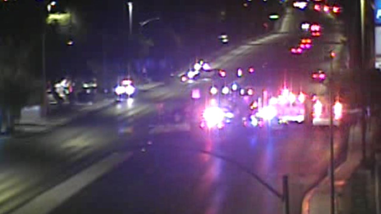 Crash on Maryland Parkway near Silverado Ranch Boulevard