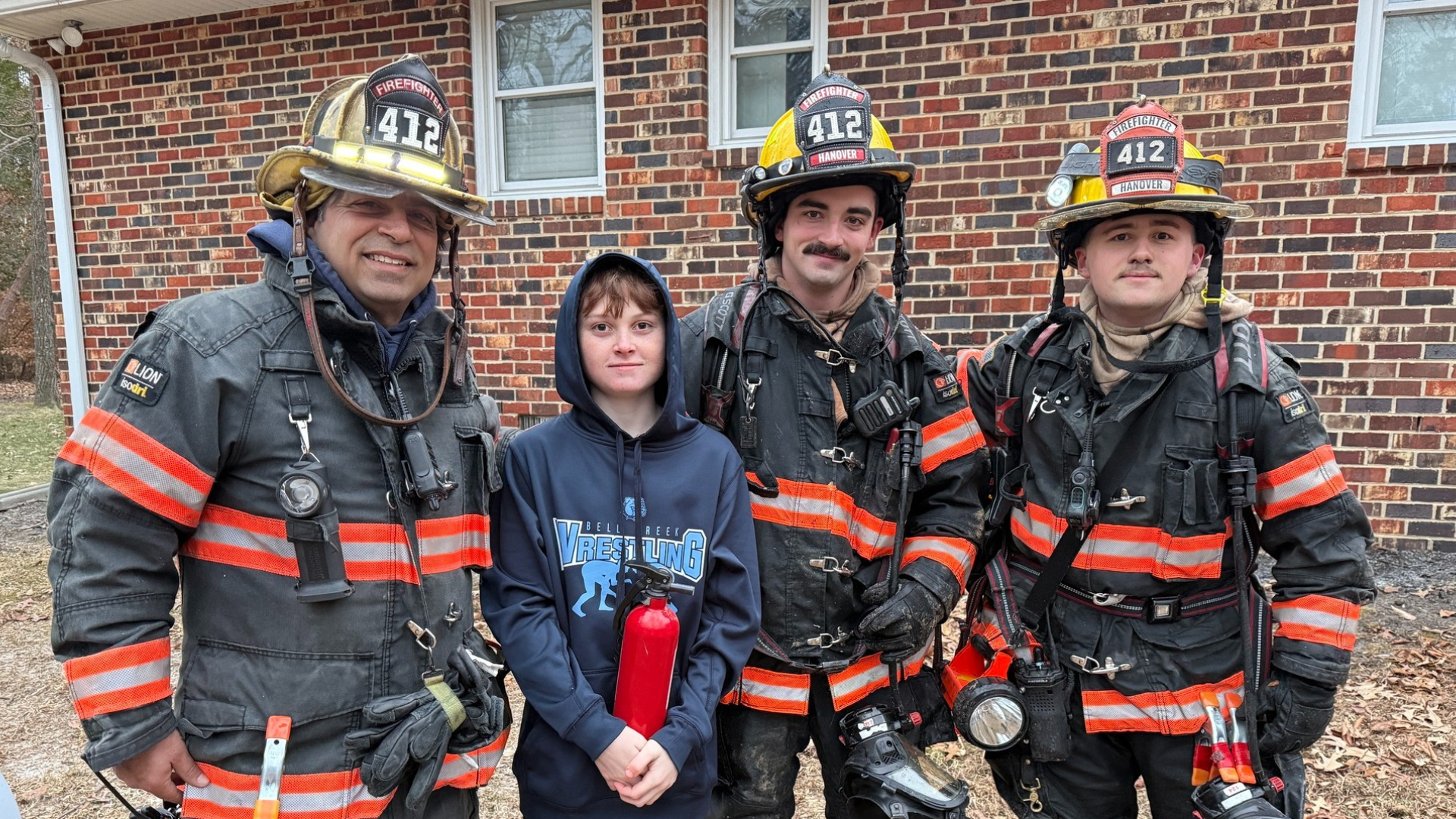 Hanover teen helps stop house fire