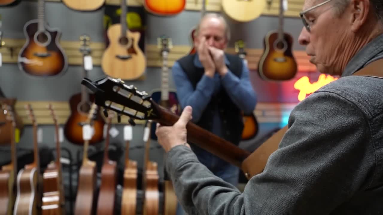Harmonica and guitar