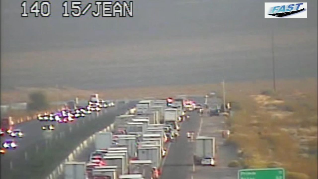 I-15 crash near Jean