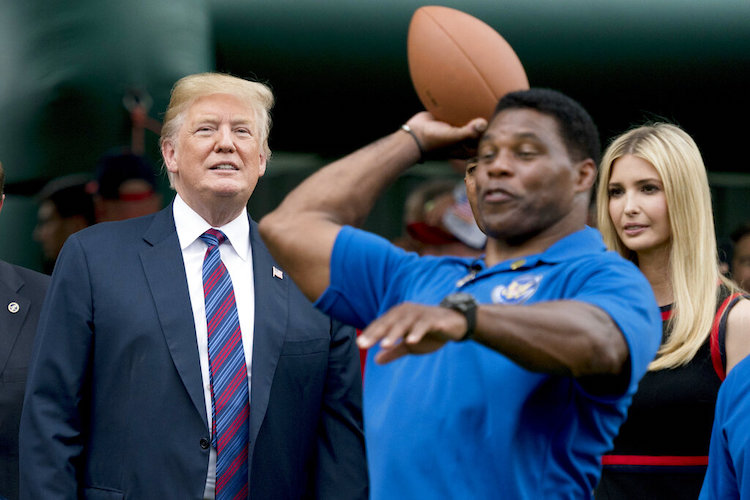 Donald Trump, Ivanka Trump, Herschel Walker