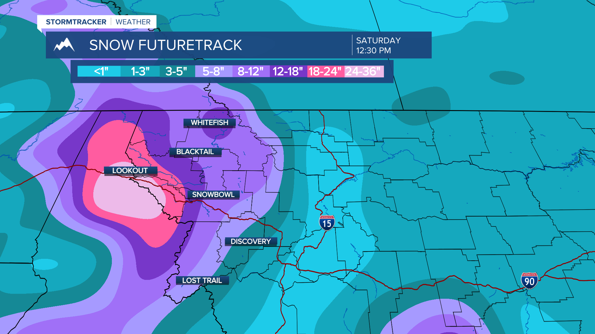Up to 3 feet of snow possible in mountains Thursday though Friday