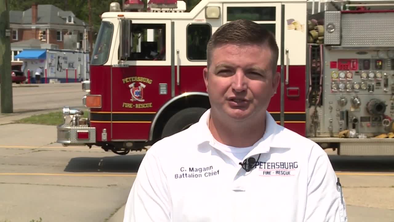 Petersburg Interim Fire Chief Chris Magann